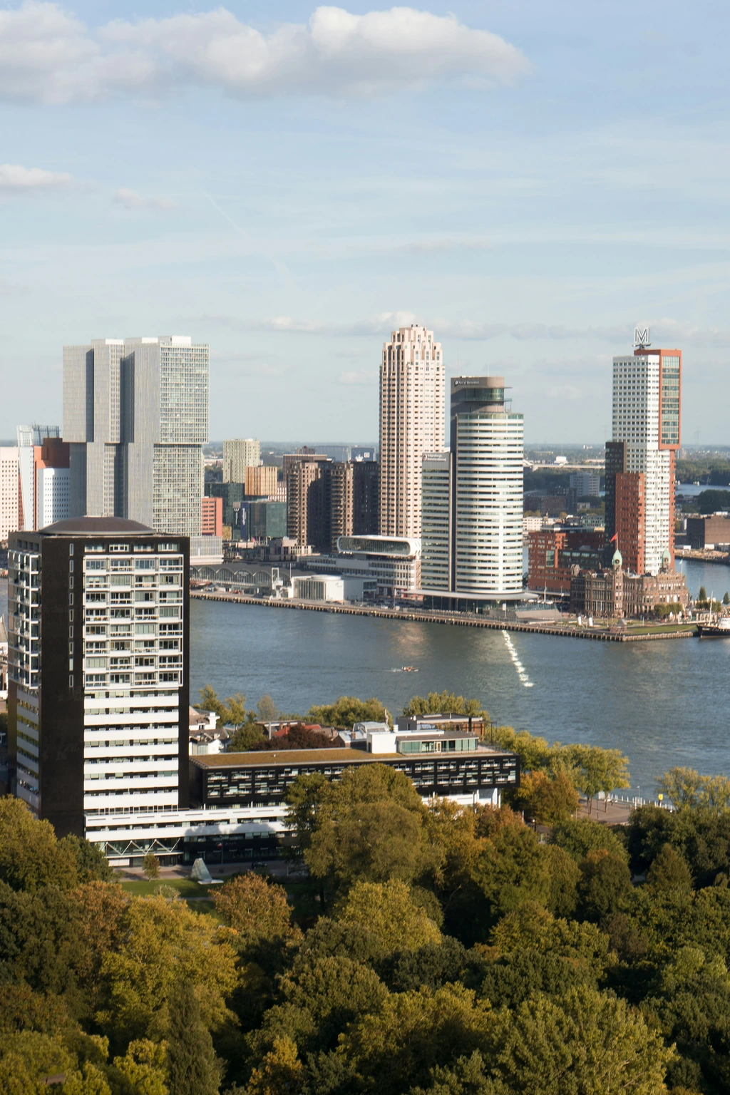 Modern architecture in Rotterdam, Netherlands